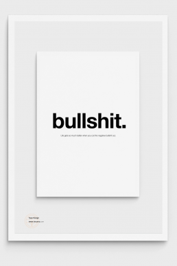 Poster Design Bullshit.
